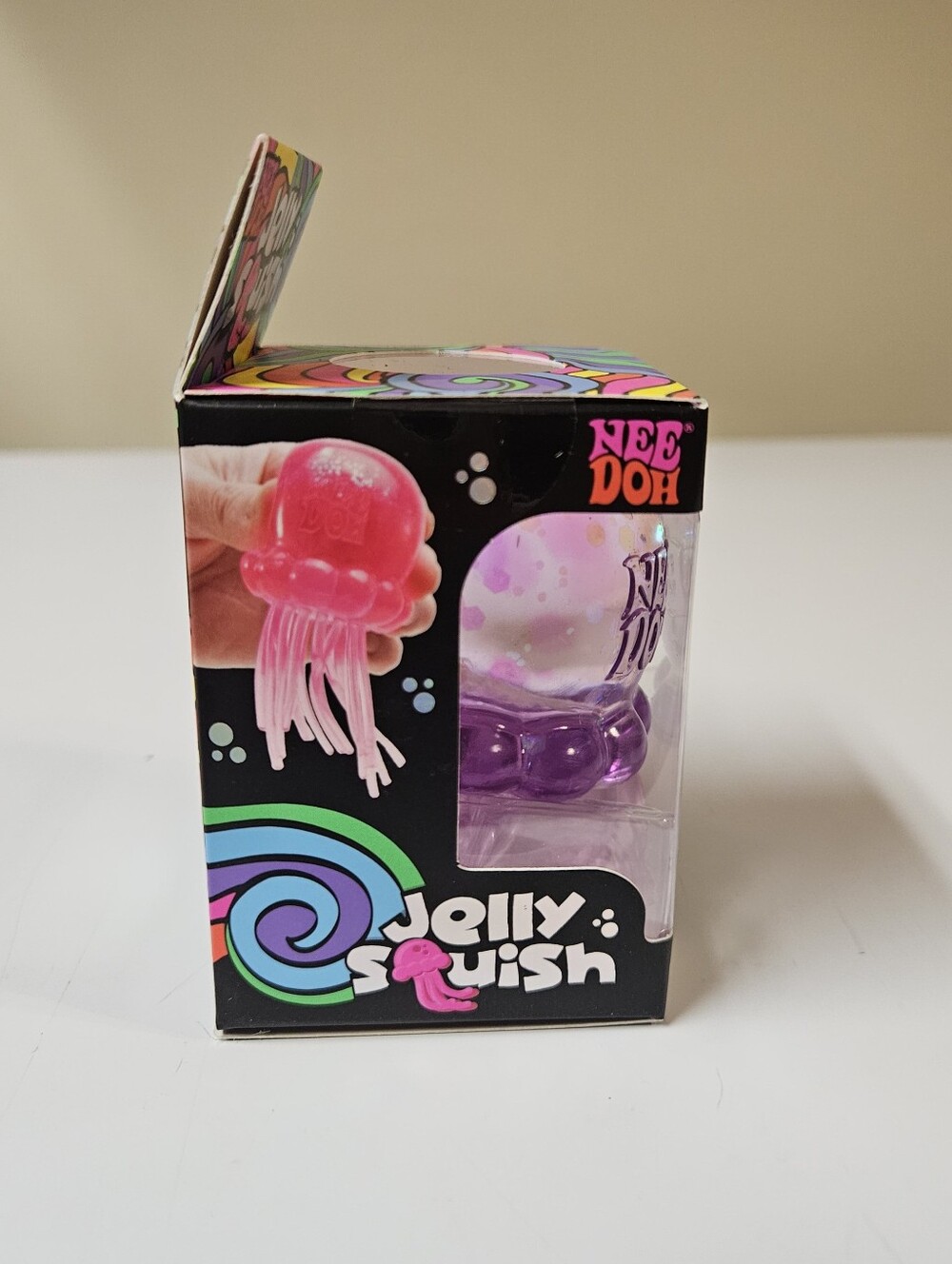 Needoh Jelly Squish Jellyfish Purple Squishy Toy New Authentic Schylling - Picture 3 of 6